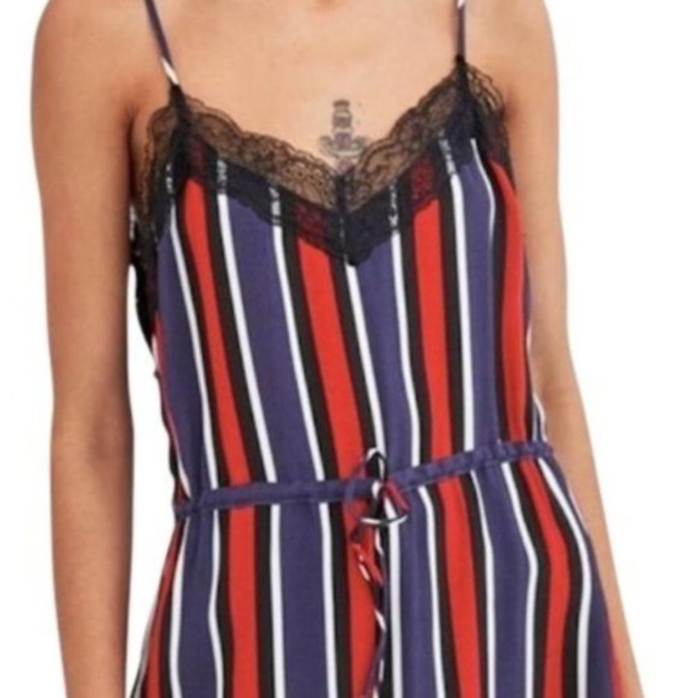 NWT Zara Stripe Drawstring Cami Tunic size XS - Picture 4 of 11